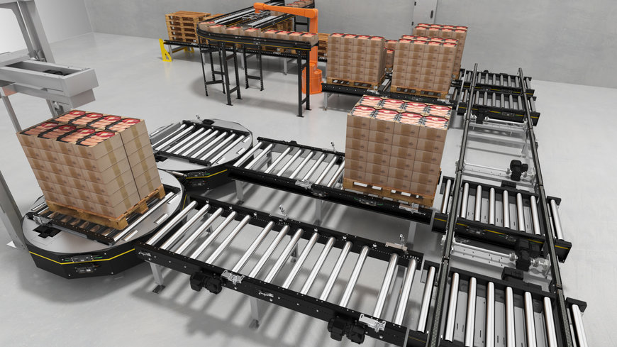 Interroll breidt Modular Pallet Conveyor Platform (MPP) uit met flexibele en krachtige besturingsoplossing